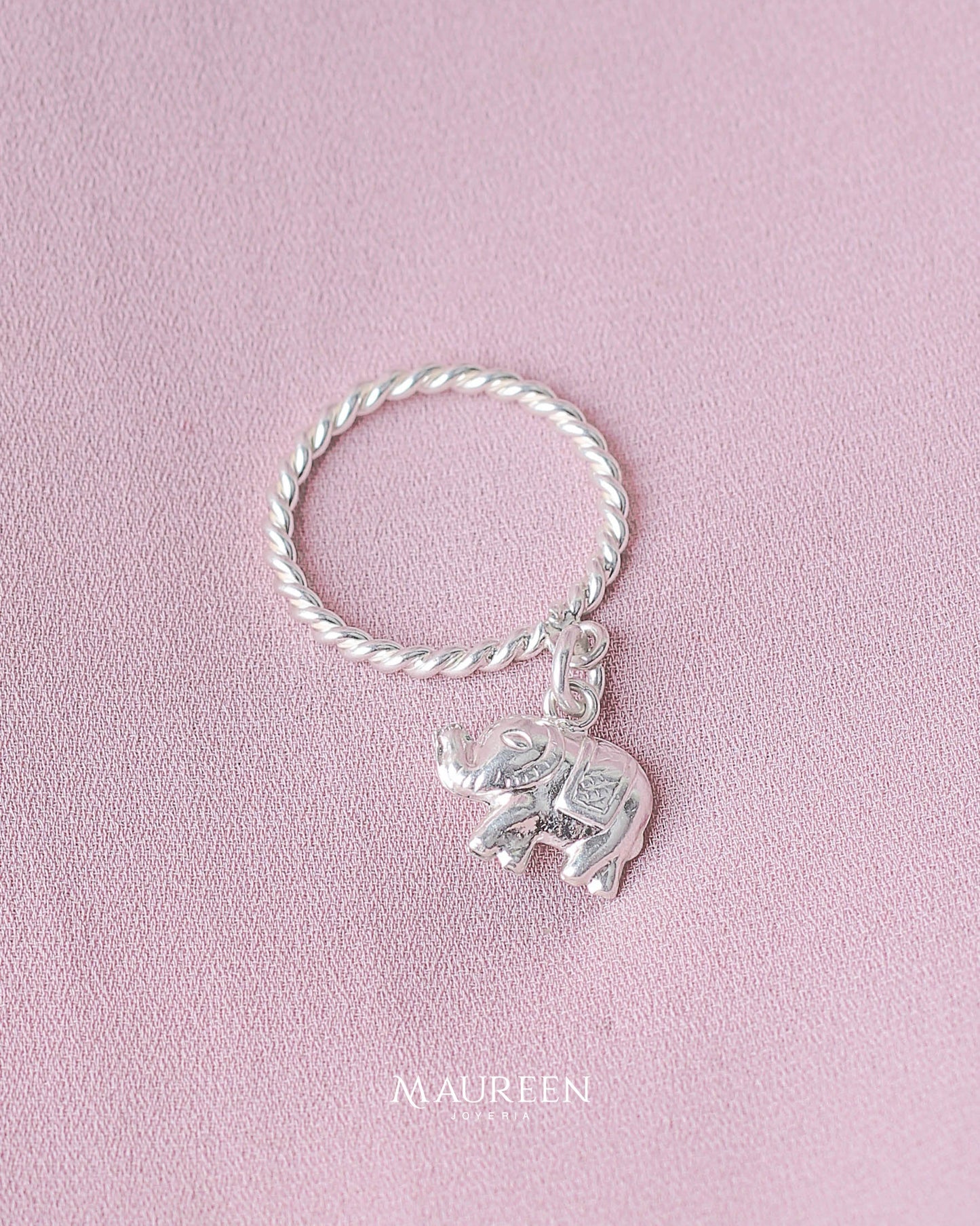 Anillo dije elefante - Plata