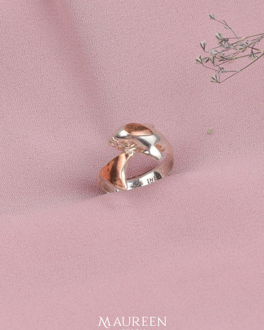 Anillo delfin - Plata/Oro