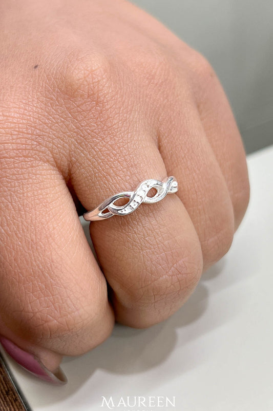 Anillo infinito - Plata