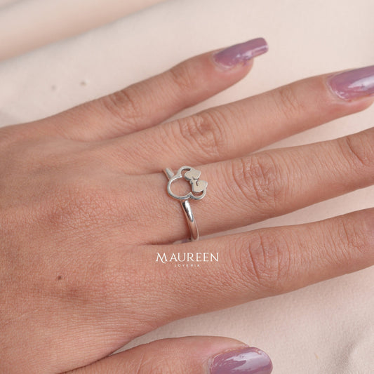 Anillo Minnie  - Plata