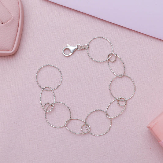 Pulsera circular - Plata