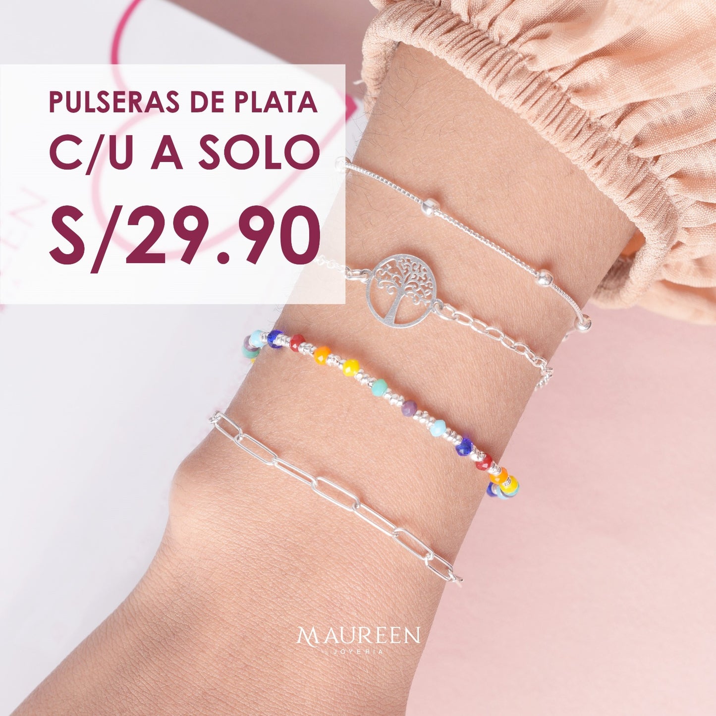 Oferta de pulseras - Plata